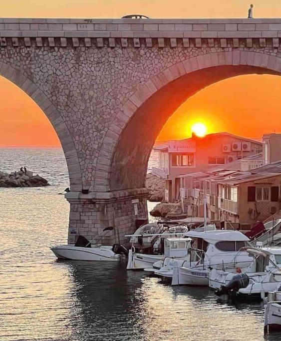 Vallon Des Auffes : Le Cabanon De Mireille Marselha Exterior foto