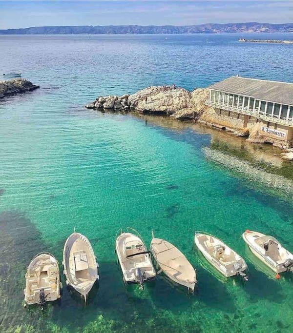 Vallon Des Auffes : Le Cabanon De Mireille Marselha Exterior foto